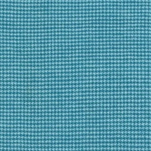 Primo Plaids - Blue Ice - Houndstooth - Teal - Flannel - 50cm