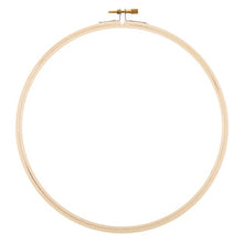 Load image into Gallery viewer, Bamboo Embroidery Hoop 14&quot;
