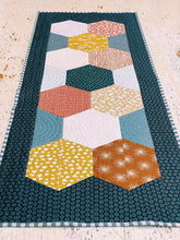 Load image into Gallery viewer, Modern Hexie Table Runner Pattern PDF
