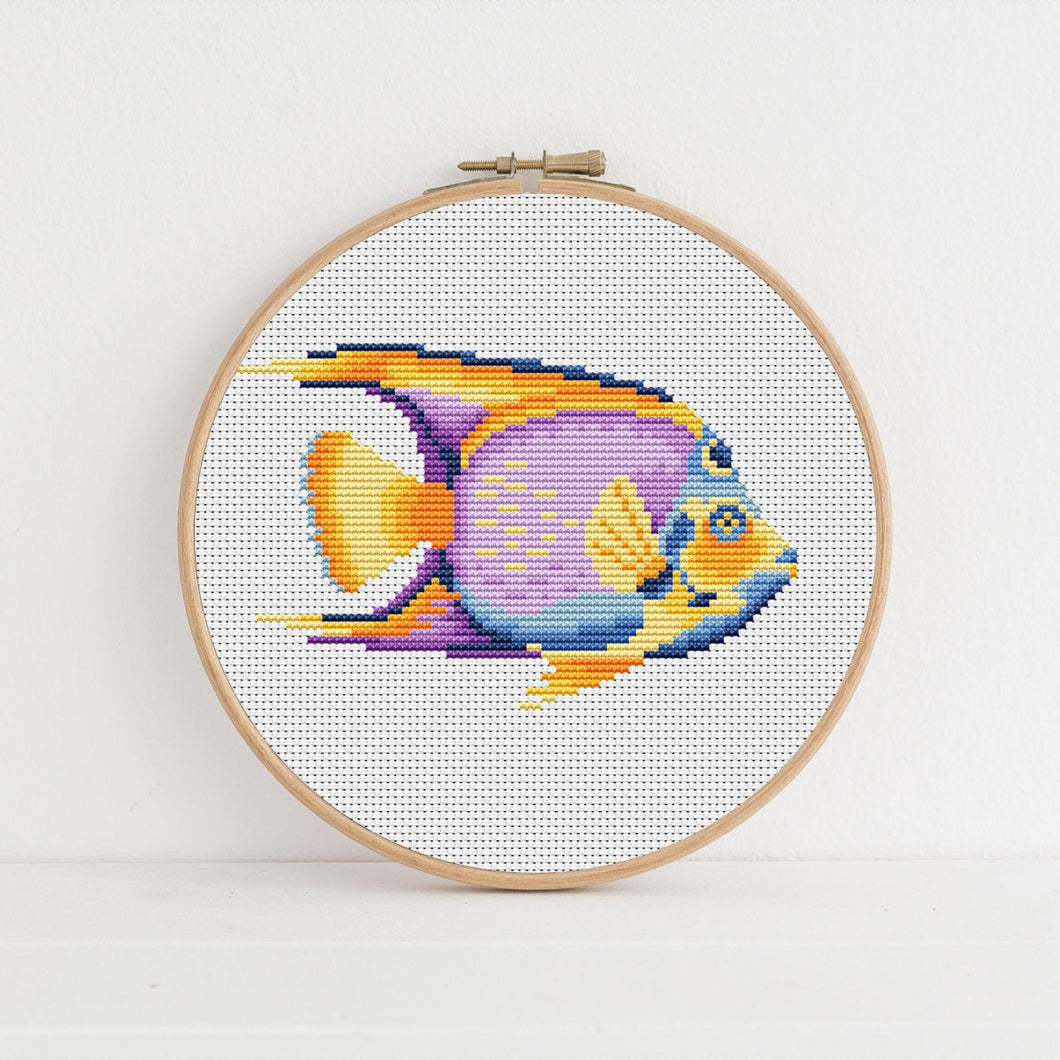 Tropical Fish Cross Stitch Kit