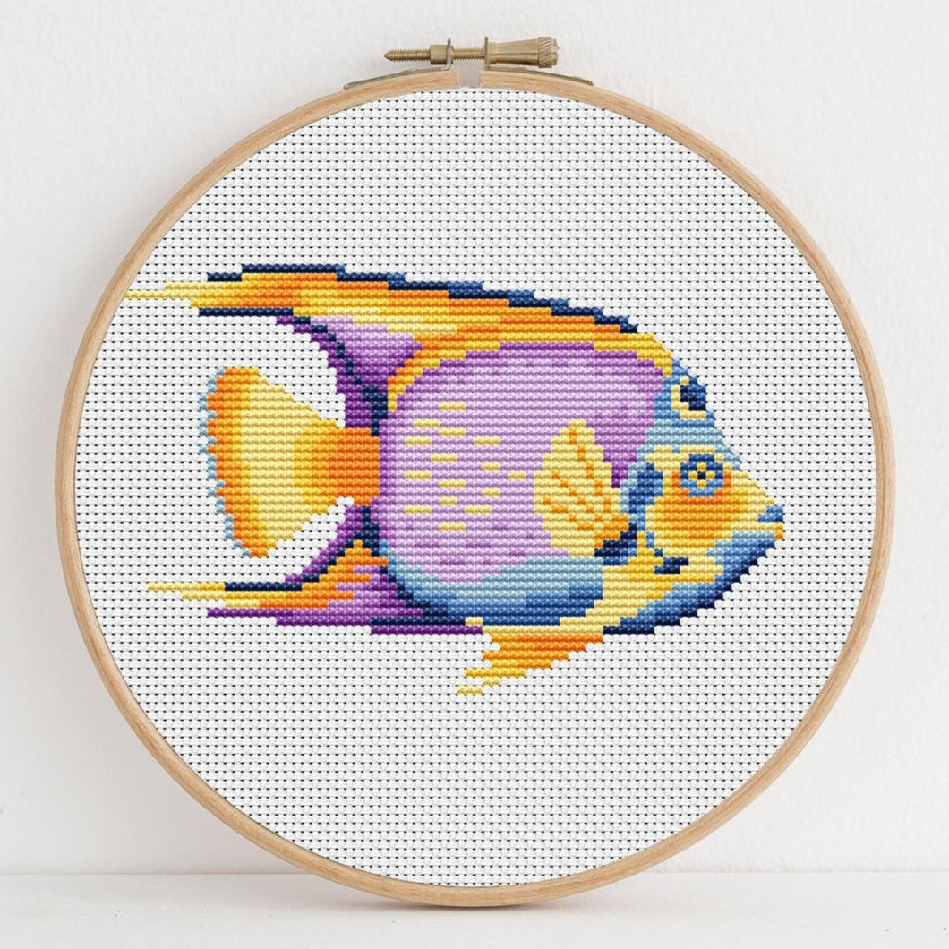 Tropical Fish Cross Stitch Kit