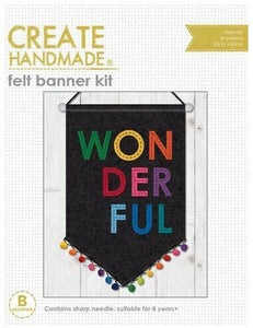 Wonderful Felt Banner Kit