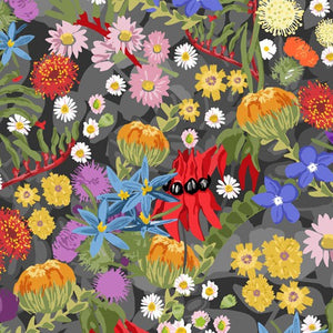 Aussie Flower Garden - Wideback - 50cm