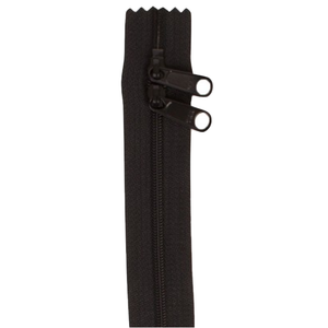 30" Handbag Zip - Double-slide - Black