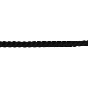 Braided Cord - Black - 50cm