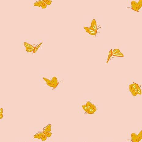 Flowerland - Butterflies - Vintage Pink - 50cm