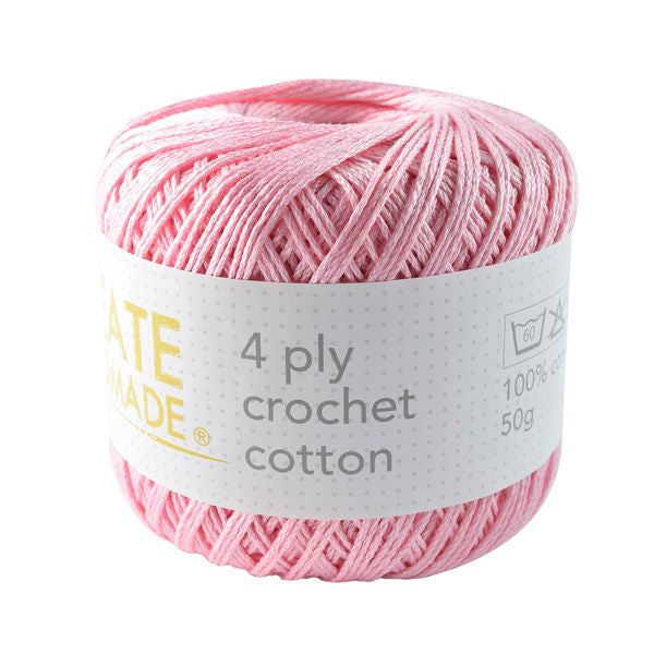 Crochet Cotton - Carnation - 4ply