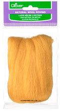 Load image into Gallery viewer, Natural Wool Roving - Gold
