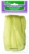 Load image into Gallery viewer, Natural Wool Roving - Lime Green
