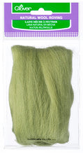Load image into Gallery viewer, Natural Wool Roving - Moss Green
