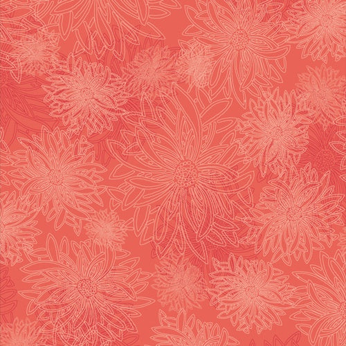 Floral Elements - Coral - 50cm