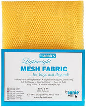 Load image into Gallery viewer, Lightweight Mesh Fabric 18&quot; x 54&quot; - Dandelion
