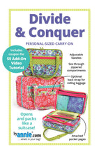 Load image into Gallery viewer, Divide &amp; Conquer Carry-On Pattern
