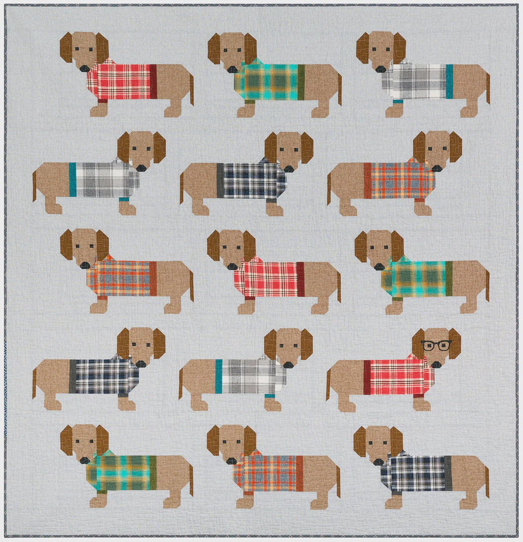 Dogs in Sweaters Pattern