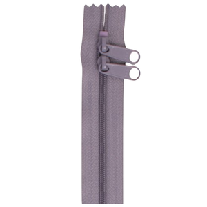 40" Handbag Zip - Double-slide - Gunmetal Gray