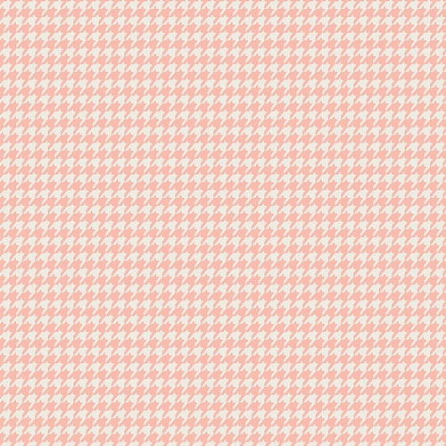 Checkered Elements - Houndstooth - Rose - 50cm