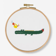 Load image into Gallery viewer, Invitation! Crocodile Embroidery Kit
