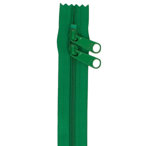 30" Handbag Zip - Double-slide - Jewel Green