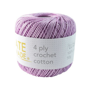 Crochet Cotton - Lavender - 4ply