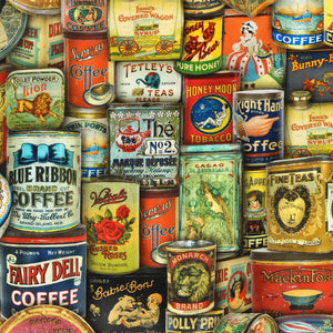 Library of Rarities - Antique - Tins - 50cm