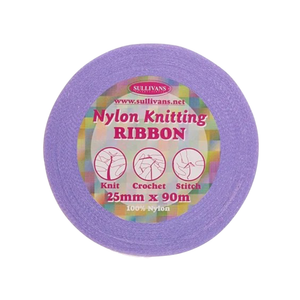 Nylon Knitting Ribbon - Lilac