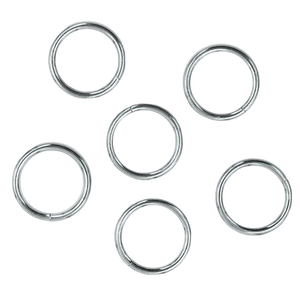 Metal Rings - 25mm - Silver