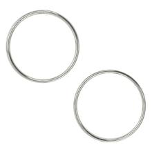 Load image into Gallery viewer, Metal Rings - 50mm - Silver
