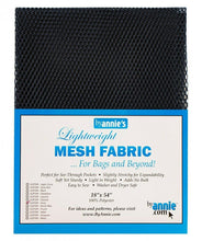 Load image into Gallery viewer, Lightweight Mesh Fabric 18&quot; x 54&quot; - Navy
