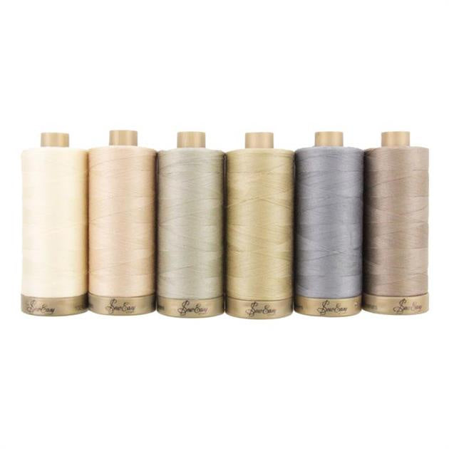 Quilting Threads - 50/2 1100m - Neutrals