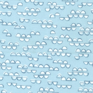 Cozy Cotton Flannel - Over The Moon - Sky - 50cm