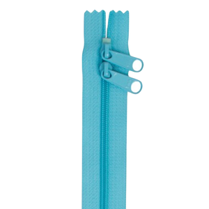 30" Handbag Zip - Double-slide - Parrot Blue