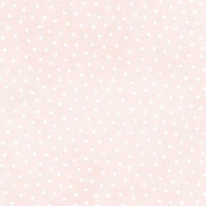 Little Lambies Woolies Flannel - Polka Dots - Light Pink/White - 50cm