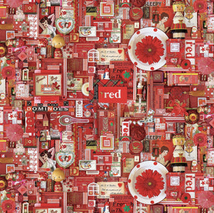 Color Collage - Red - 50cm