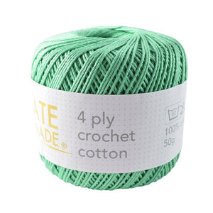 Crochet Cotton - Spearmint - 4ply