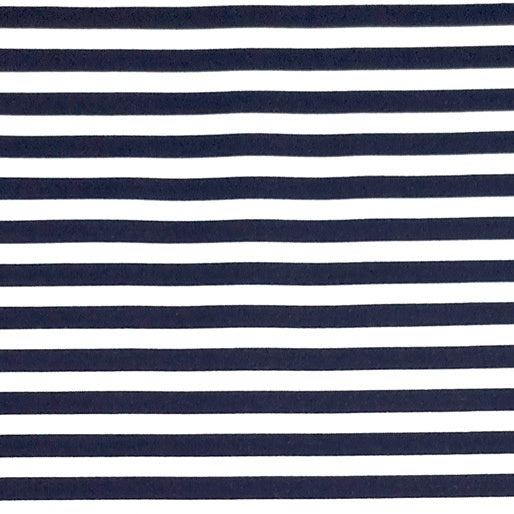 Spots and Stripes - Navy and White Stripes - 50cm