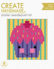 Load image into Gallery viewer, Cupcake Starter Needlepoint Kit

