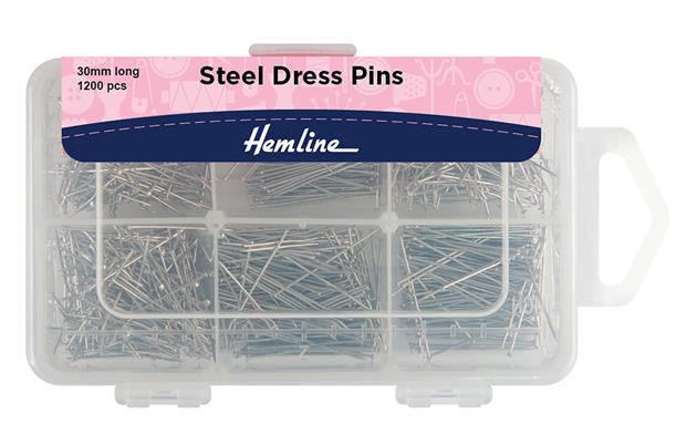 1,200 x Steel Dress Pins