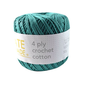 Crochet Cotton - Teal - 4ply