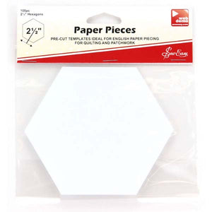 Paper Pieces 2.5" Hexagons
